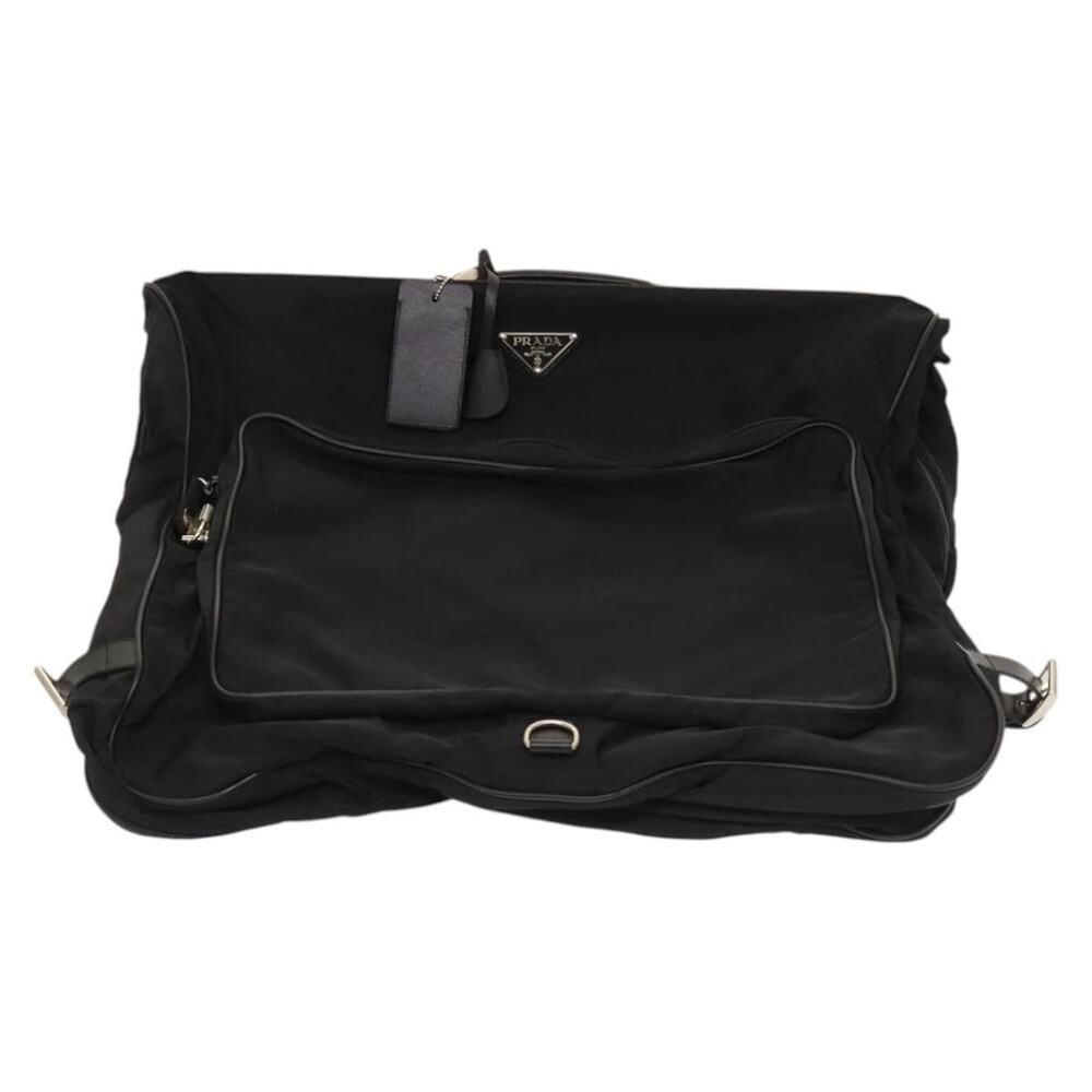 Prada Garment Cover Black Nylon Travel Bag
